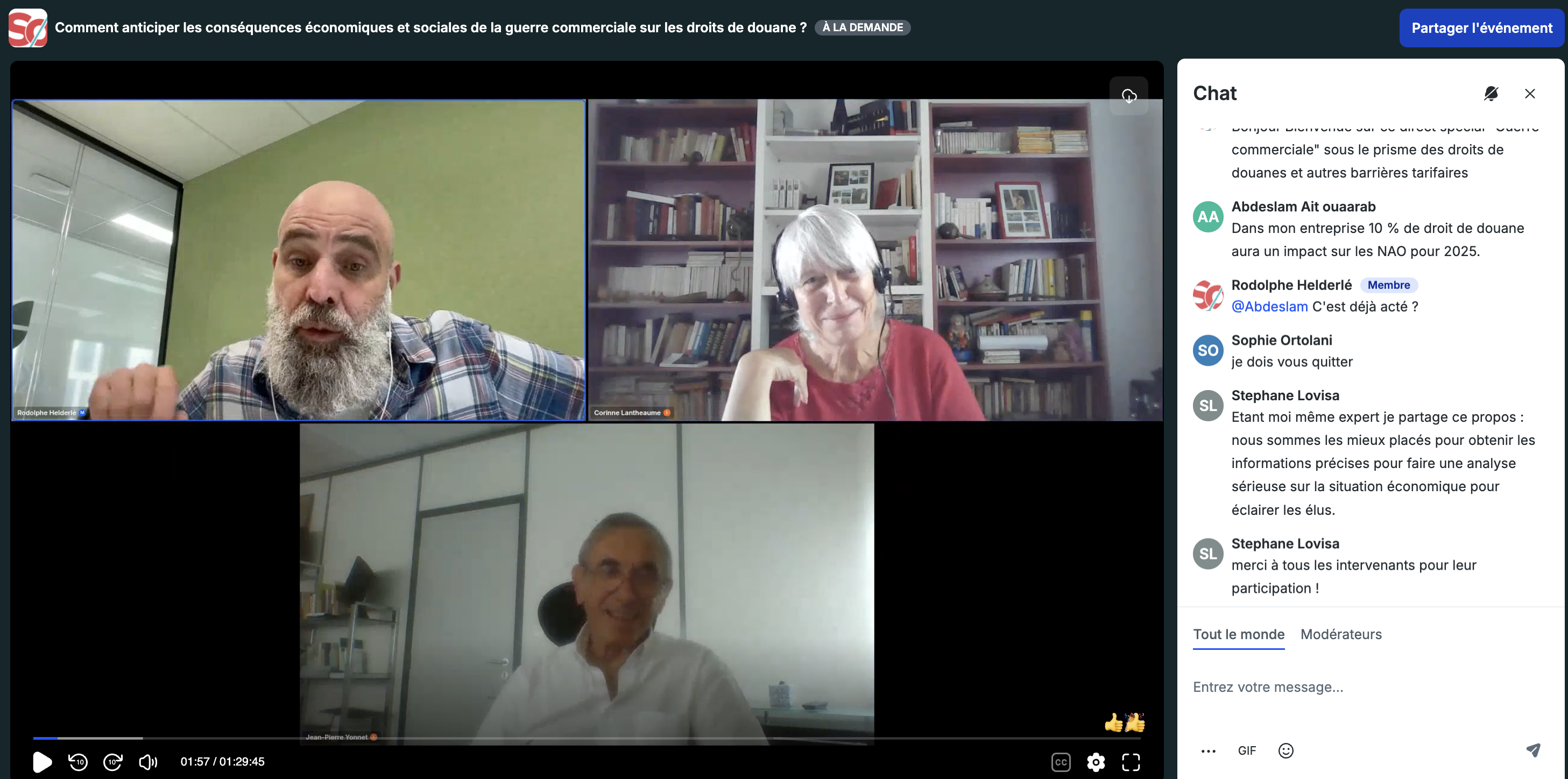 Direct du 26 juin avec Orseu Ethix
