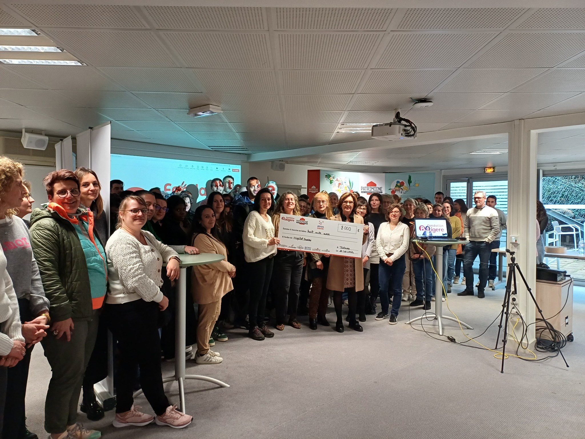 PATRIMOINE SA et la Fondation Batigère unissent leurs forces en faveur de l’association Hôpital Sourire